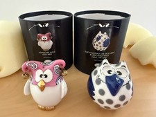 Zwei Porzellan Eulen von