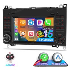 Autoradio Android 15 GPS Für Mercedes Benz A/B Klasse Sprinter Viano Vito W639