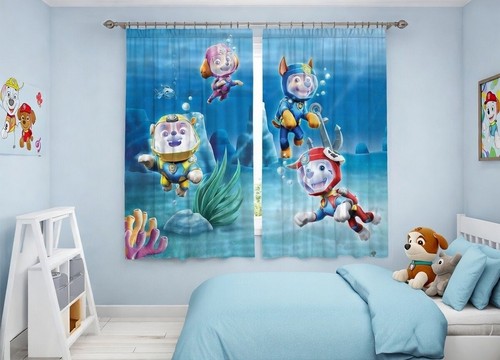 Paw patrol vorhänge jungen - vorhänge,