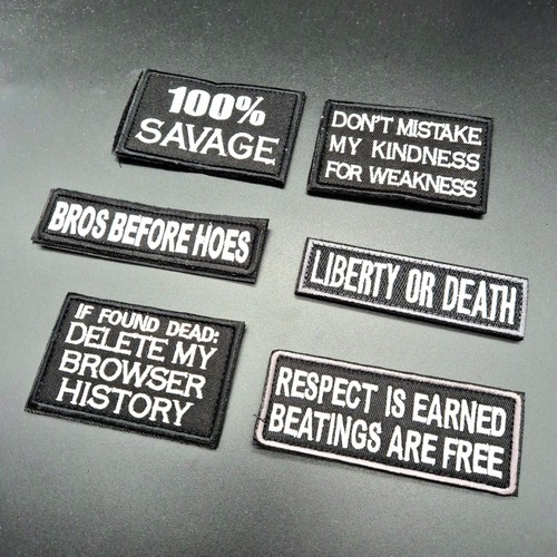 Set patch aufnäher morale - 6x,