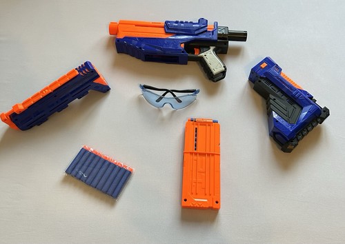 Nerf blaster set mit magazin - nerf,