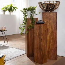 Satztisch finebuy massivholz - satztisch,