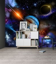 3D Blau Planet Q3431 Tapete