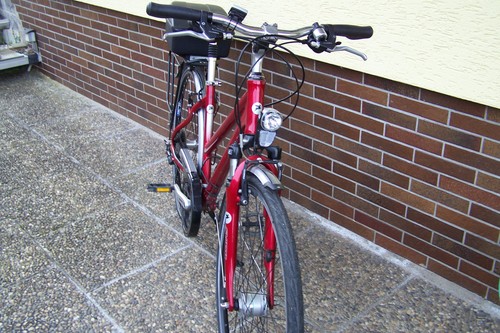 Pegasus damen fahrrad rot - rot, 45