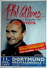 PHIL COLLINS - GENESIS - 1997 - In Concert - Dance Tour - Poster - Dortmund