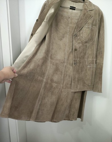 Damen leder kostüm blazer - damen,