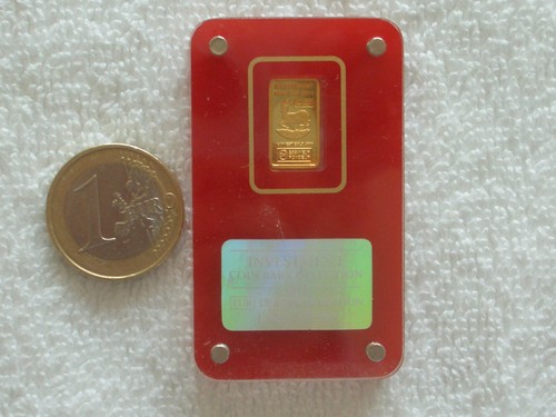 Goldbarren 9999 - 1g,