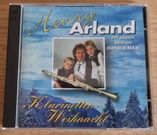 2 CDs Henry Arland Klarinetten-Weihnacht + Hansi & Maxi Arland Fröhliche Weihn.