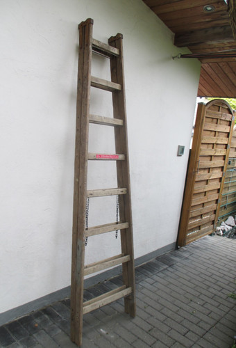 Holzleiter klappleiter - holzleiter,,