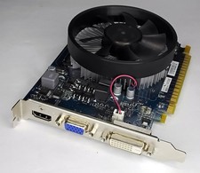 PCIe x16 Grafikkarte ECS, GeForce GTX 650, 1 GB GDDR5, VGA DVI HDMI, gebraucht