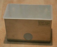 IKEA Wattebauschbox Edelstahl + Kunststoff 1999 ** Hagberg Design 000.621.11 RAR