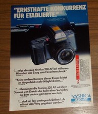 Seltene Werbung YASHICA AF 230
