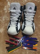 Adidas superstar pro model, Gr.38 2/3 , weiß schwarz unisex+Streifen gartis Paar
