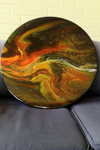 Acrylbild abstrakte kunst - acrylbild,