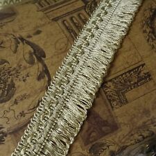 Alte Fransenborte Schlingenborte Quasten Borte Posamentenborte Naturfaser DDR 1m