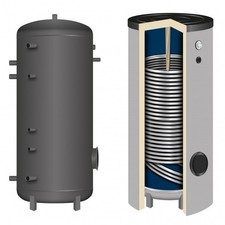 TWL Hochleistungsspeicher Typ SWP XL 300 Liter (silber) SWP.0300-XL-si-Iso-A