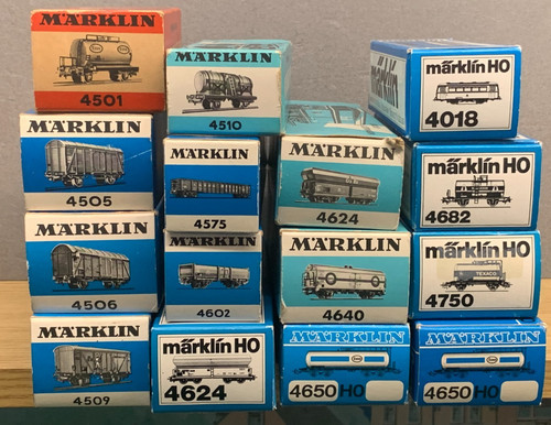 Märklin leerkartons - h0,