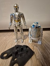 Star Wars Figuren R2-D2, C-3PO, TIE Figther Pilot und AT-ST Driver von  1982/83