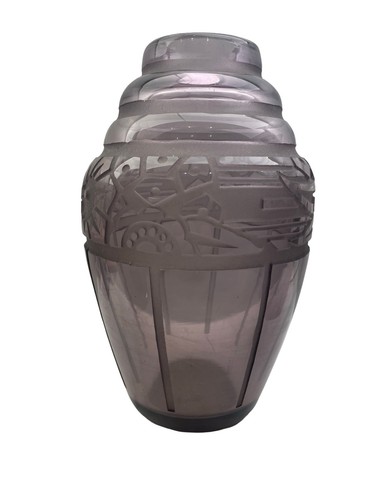 Art deco vase amethyst - vase,