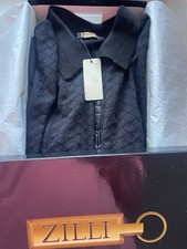ZILLI Pullover Polo Shirt Cashmere und Seide Gr 58 wie neu !
