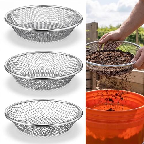 3er set gartensieb - 3er, metall