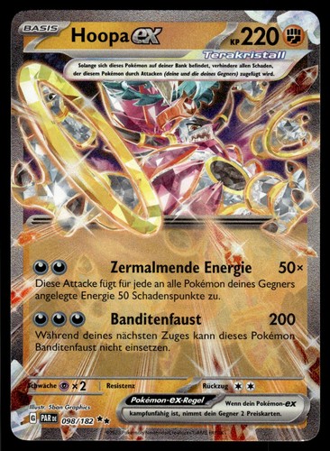 Hoopa 098 182 - double, rare