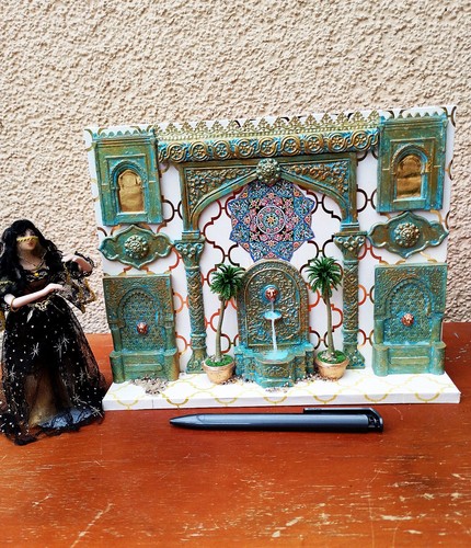 Miniatur brunnen alhambra - 1/12,