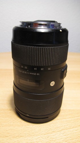 Sigma 35mm dc - f1.8, canon