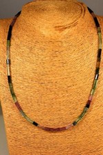 Tourmaline chain necklace