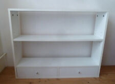 Regal Schrank mit Schubladen für Küche Bad Flur Schrank Aufsatz Sideboard Weiß