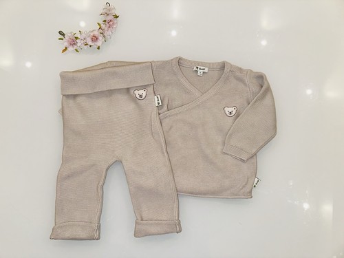 Strickset aus wickeljacke - wickeljacke, &