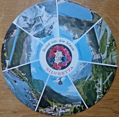 Alte runde ansichtskarte - ansichtskarte, tirol