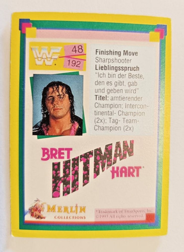 Wwf wrestling sammelkarte - wrestling,