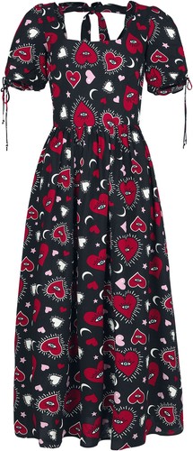 Hell bunny langes kleid damen - langes,