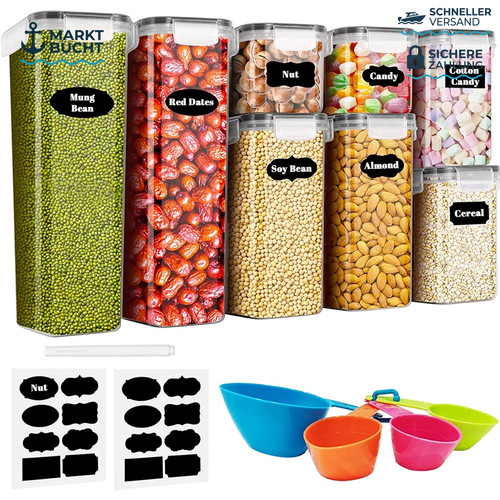 Vorratsdosen luftdicht 8er set - vorratsdosen,