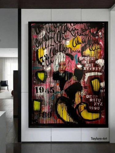 Acryl painting pop art - pop, acyl