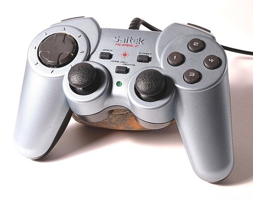 Saitek joystick rumble - joystick, !