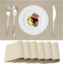 Leinen Tischset 6er Set