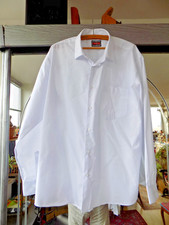 1 Oberhemd u. 3 Frackhemden im Konvolut, getragen, Gr. 44/45 u. 47/48