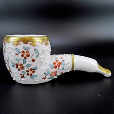 Porzellan Schnapspfeife Samson