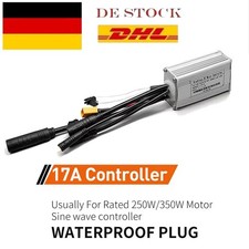 For 250W/350W Motor 3-Mode 17A Sine Wave Controller 24V/36V/48V E-bike Parts DE