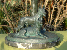 antike Art Deco Tischleuchte