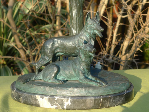 Antike art deco tischleuchte - antike,