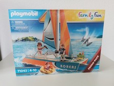 Playmobil 71043 Family Fun Katamaran, Segel, Wasser, schwimmfähig, ungeöffnet