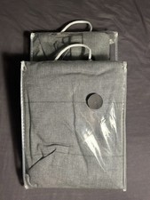 Zwei Mal Vorhang Gardine Schiebevorhang Grau Größe 215 x 140