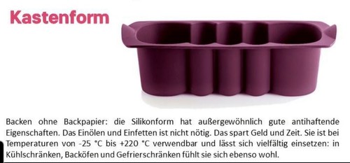 Tupperware silikonform kasten - tupperware,