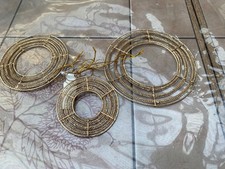 3 x Metall Deko Ringe 3er Set