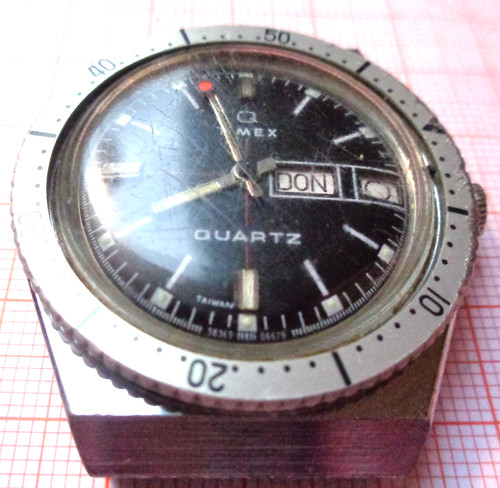 ältere quarzuhr timex werk - quarzuhr,