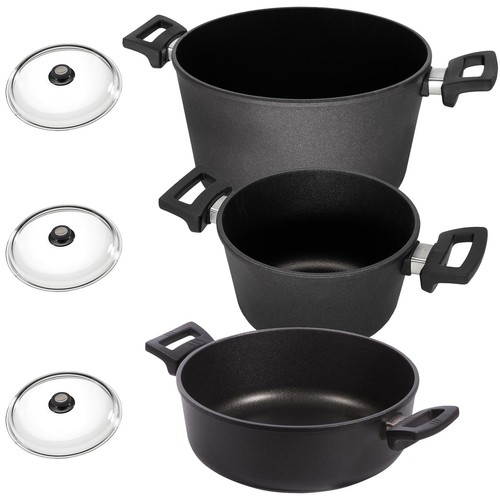 Eurolux kochtopf set aluguss - kochtopf,