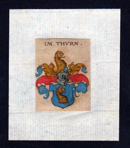 Im thurn thurm wappen - jh.,